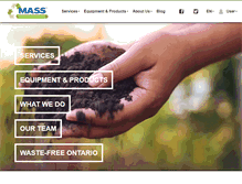 Tablet Screenshot of massenv.com